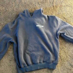 White fox hoodie